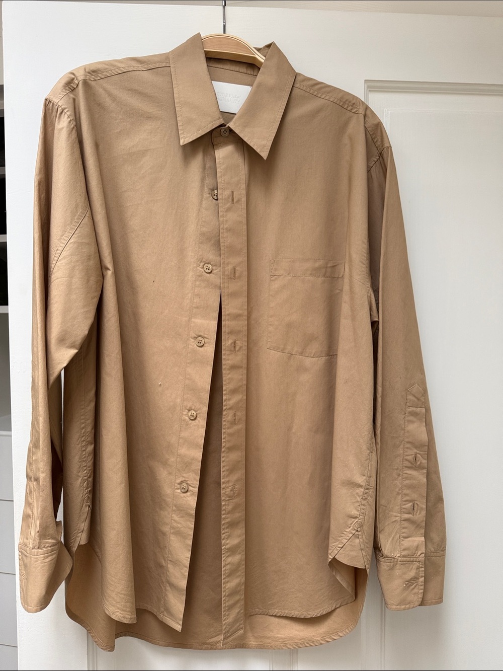 Citizens Of Humanity Button-Down Shirt in Camel